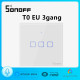 Interrupteur mural tactile sonoff Wifi T0 EU3C compatible Alexa et google home Interrupteur mural tactile sonoff Wifi T0 EU3C compatible Alexa et google home
